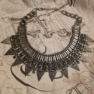Silver Statement Necklace